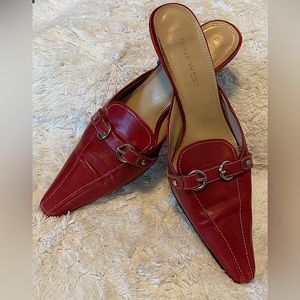 Nine West Red Mule shoe size 6M